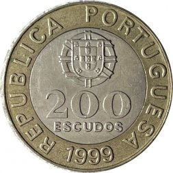 Португалия 200 эскудо 1999 год - Гарсия Де Орта