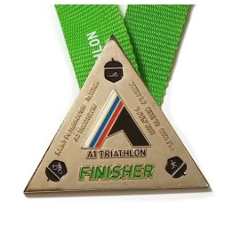 Медаль A1 TRIATHLON (A1 триатлон). Санкт-петербург 2015 год. FINISHER
