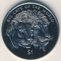 Сьерра-Леоне 1 доллар 2001 год - Большие кошки мира. Львы