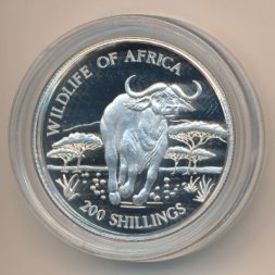 Танзания 200 шиллингов 1997 год