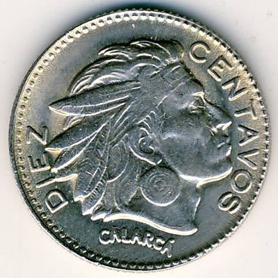 Колумбия 10 сентаво 1966 год
