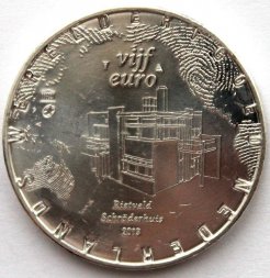 Нидерланды 5 евро 2013 год - Дом Шрёдер