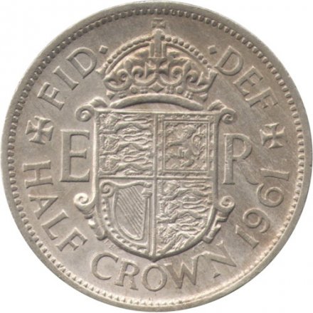 Великобритания 1/2 кроны 1961 год