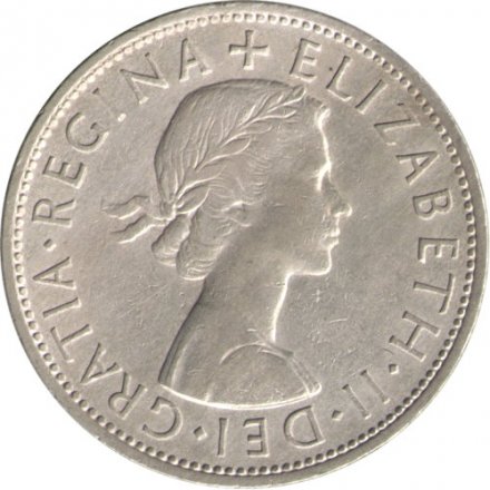 Великобритания 1/2 кроны 1961 год