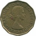 Великобритания 3 пенса 1966 год