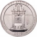 США 25 центов 2010 год - Национальный парк Хот-Спрингс (P)