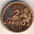 Румыния 2 евроцента 2004 год