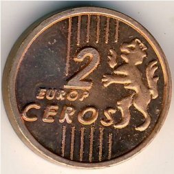 Румыния 2 евроцента 2004 год