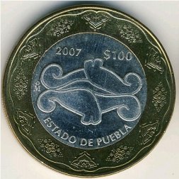 Мексика 100 песо 2007 год