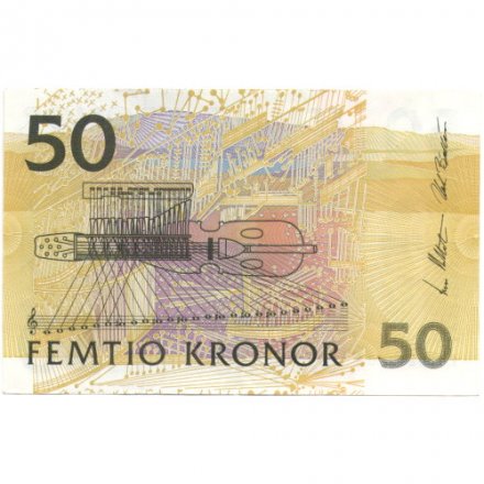 Швеция 50 крон 2002 год - XF+