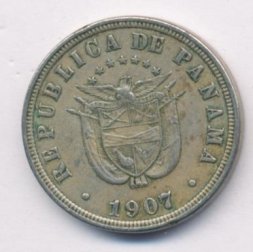 Панама 2 1/2 сентесимо 1907 год