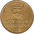Словакия 1 крона 1993 год - Мадонна с младенцем
