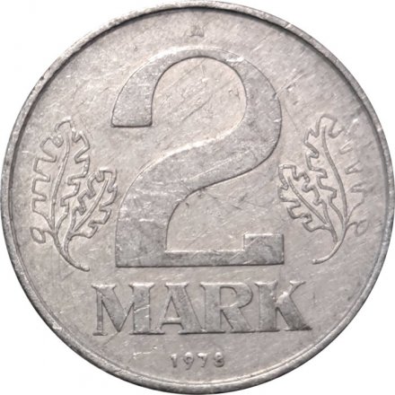 ГДР 2 марки 1978 год - Герб