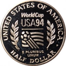 США 1/2 доллара 1994 год - Чемпионат мира по футболу 1994 (P)