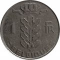 Бельгия 1 франк 1988 год BELGIQUE