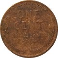 США 1 цент 1919 год (Без отметки монетного двора)