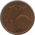 Германия 1 евроцент 2011 год (J)