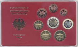 Евро серия Proof Германия 2003 год - Монетный двор «J» (8 монет)