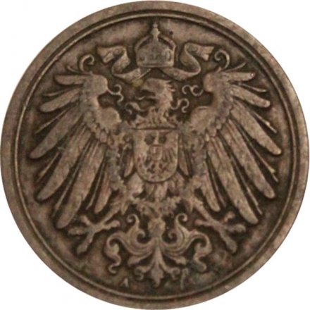 Германия 1 пфенниг 1893 год (A)