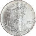 США 1 доллар 1995 год - Шагающая свобода (без отметки МД)