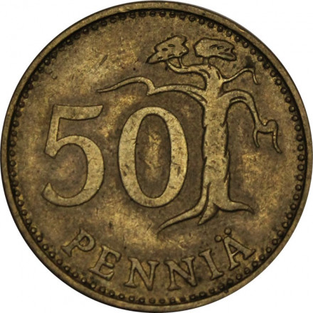 Финляндия 50 пенни 1966 год