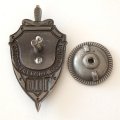 Знак &quot;100 лет военной контрразведке&quot;, с удостоверением