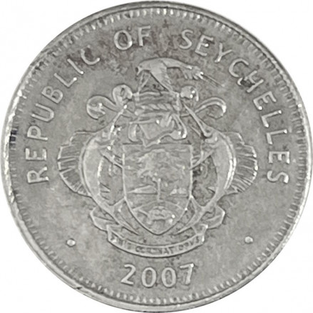 Сейшелы 1 рупия 2007 год