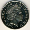 Гибралтар 5 фунтов 2000 год
