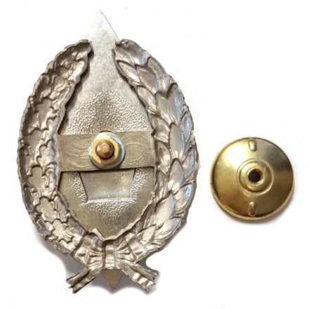 Знак (ромб) БГТУ. Военмех (серебристый)