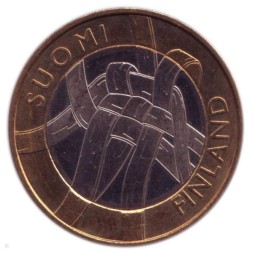Финляндия 5 евро 2011 год - Карелия