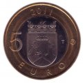 Финляндия 5 евро 2011 год - Карелия