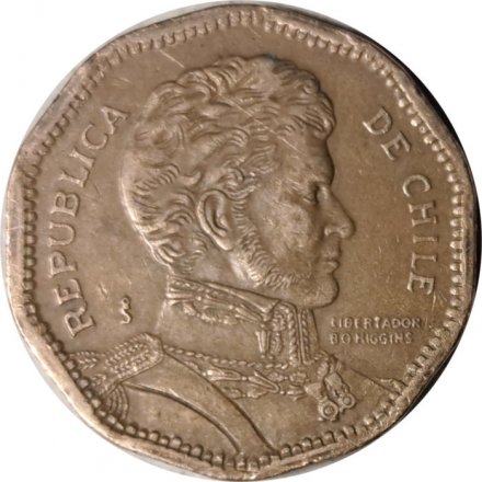 Чили 50 песо 2002 год