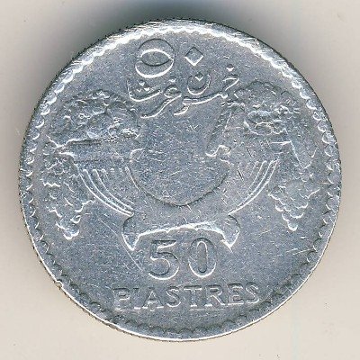 Ливан 50 пиастров 1929 год