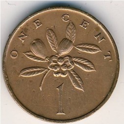 Ямайка 1 цент 1969 год