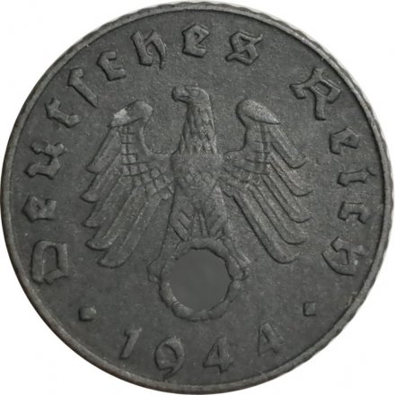 Третий Рейх 5 рейхспфеннигов 1944 год (E)