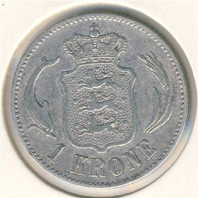 Дания 1 крона 1875 год