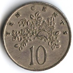 Ямайка 10 центов 1975 год