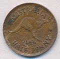 Австралия 1/2 пенни 1948 год - Кенгуру (точка после &quot;PENNY&quot;)
