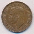 Австралия 1/2 пенни 1948 год - Кенгуру (точка после &quot;PENNY&quot;)