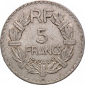 Франция 5 франков 1949 год (B)