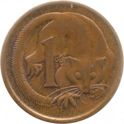 Австралия 1 цент 1973 год
