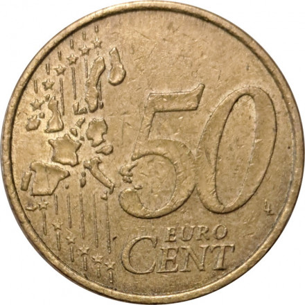 Германия 50 евроцентов 2002 год (G)