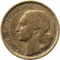 Франция 10 франков 1955 год (без отметки мд)