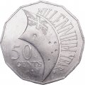Австралия 50 центов 2000 год - Смена тысячелетия