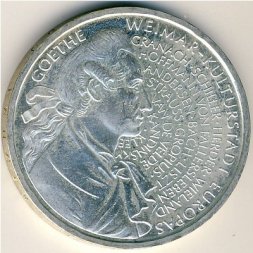 ФРГ 10 марок 1999 год