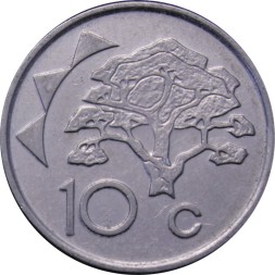 Намибия 10 центов 2002 год