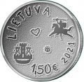 Литва 1,5 евро 2021 год - Традиционные Литовские праздники - Праздник моря