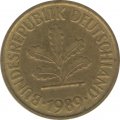 ФРГ 5 пфеннигов 1989 год - D