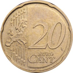 Эстония 20 евроцентов 2018 год 