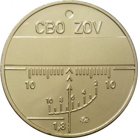 Жетон СВО ZOV. По призыву родины. По зову сердца. 2024 год. ММД (латунь)